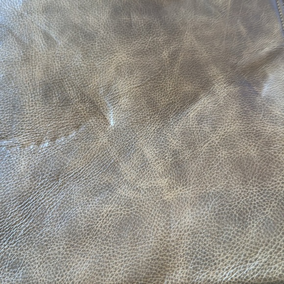 Paisley Tooled Green & Brown Fringe Detail Leather Tote Bag - Picture 12 of 15